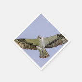 Osprey mit Fisch Serviette (Ecke)