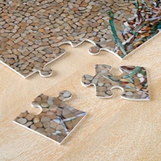 Osprey mit Mosaikmustern aus Fisch Puzzle (Seite)