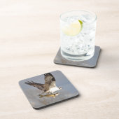 Osprey mit Walleye Fish HDR-Foto Getränkeuntersetzer (Rechte Seite)