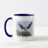 Osprey-Nest-Kaffee-Tasse Tasse (Links)