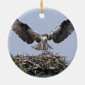 Osprey-Nest-Verzierung Keramikornament (Hinten)