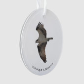 Osprey Ornament with Any Names Place Year (Vorderseite)