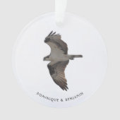 Osprey Ornament with Any Names Place Year (Vorderseite)