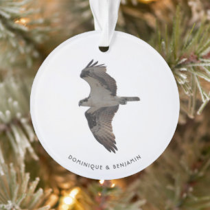 Osprey-Schmuck mit beliebigen Namen, Ort und Jahr Ornament