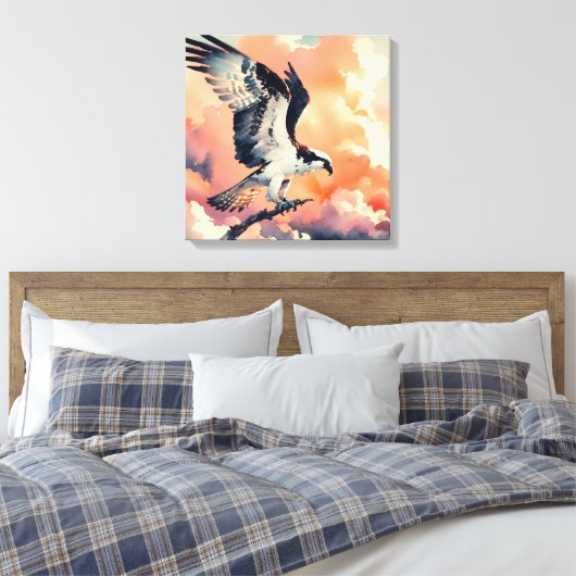 Osprey Stretches Leinwanddruck (Insitu (Schlafzimmer))