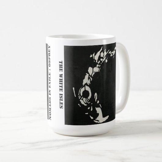 Osprey und die Auswirkung der roten Gezeiten Kaffeetasse (VorderseiteRechts)