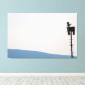 Osprey vor der Mount Desert Island, Maine Leinwanddruck (Insitu (Holzboden))