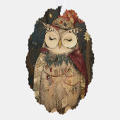 Osric the Owl | Woodland Whimsy Ornament Karte (Rechts)