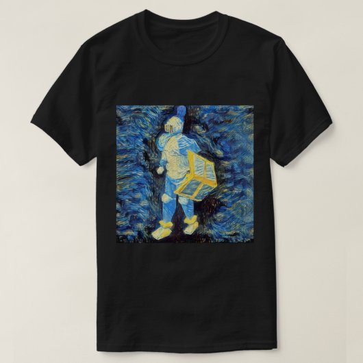 OSRS Rune Armor Knight Starry Night Art T-Shirt (Design vorne)