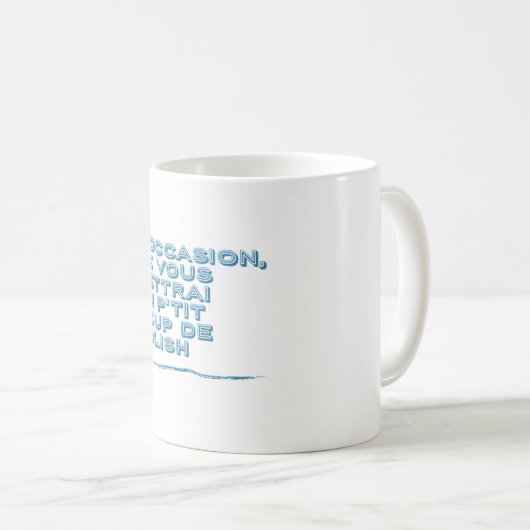 Oss 117 Polnischer T - Shirt Geschenk Kaffeetasse (VorderseiteRechts)