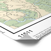 Ossabaw und St. Catherines klingt aukal Poster (Ecke)