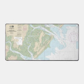 Ossabaw und St. Catherines klingt aukal Schreibtischunterlage (Vorderseite)