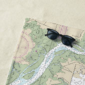 Ossabaw und St. Catherines klingt aukal Strandtuch (Beispiel)