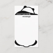 Ossan*Panda Bear  Visitenkarte (Vorderseite)