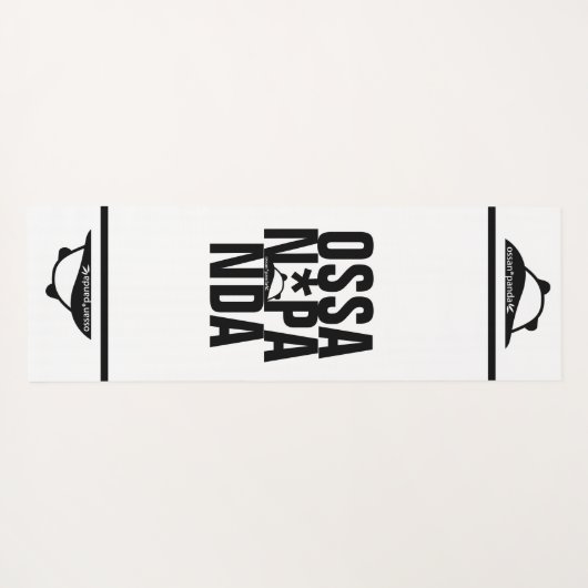 ossan*panda bear  yogamatte (Rückseite (Horizontal))