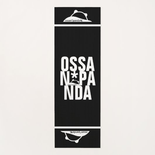 ossan*panda bear yogamatte (Vorderseite)