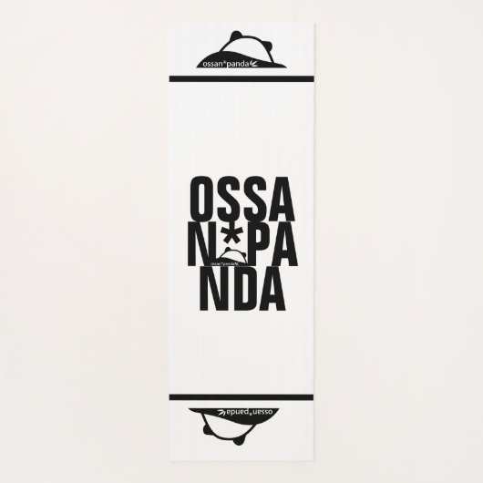 ossan*panda bear  yogamatte (Rückseite)