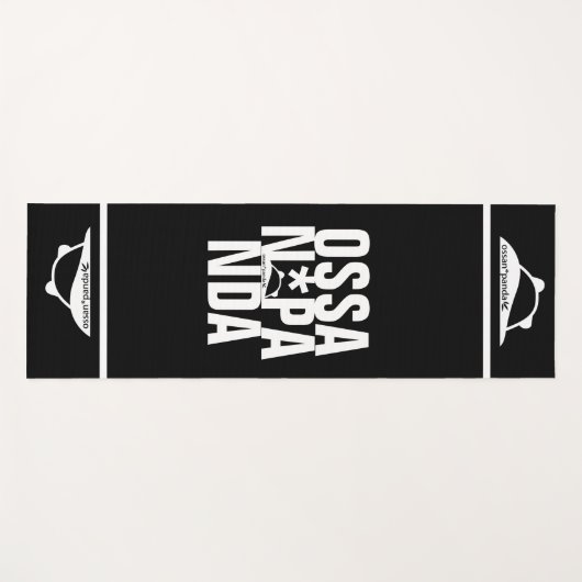 ossan*panda bear yogamatte (Vorderseite (Horizontal))