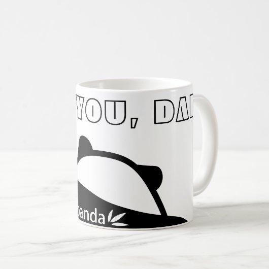 Ossan*Panda Kaffeetasse (VorderseiteRechts)