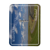 Ossenisse Radar Tower, Zeeland, Niederlande Magnet (Vertikal)