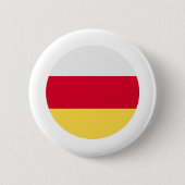 Ossetienflagge Button (Vorderseite)