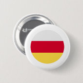 Ossetienflagge Button (Vorne & Hinten)
