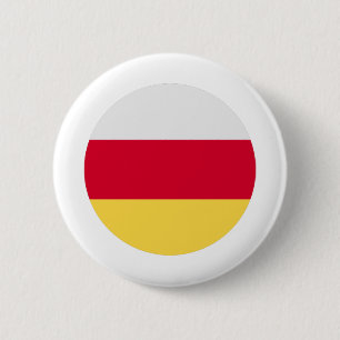 Ossetienflagge Button