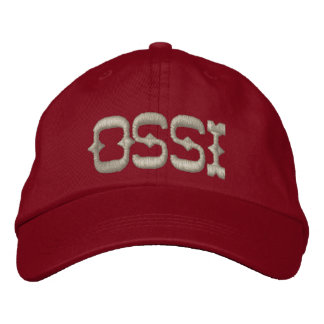 OSSI BESTICKTE BASEBALLKAPPE