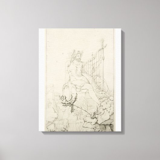 Ossian, 1804-5 leinwanddruck (Vorderseite)