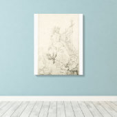 Ossian, 1804-5 leinwanddruck (Insitu (Holzboden))