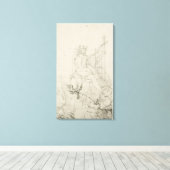 Ossian, 1804-5 leinwanddruck (Insitu (Holzboden))