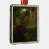 Ossian, das herauf den Geist des Flusses beschwört Silbernes Ornament (Rechts)