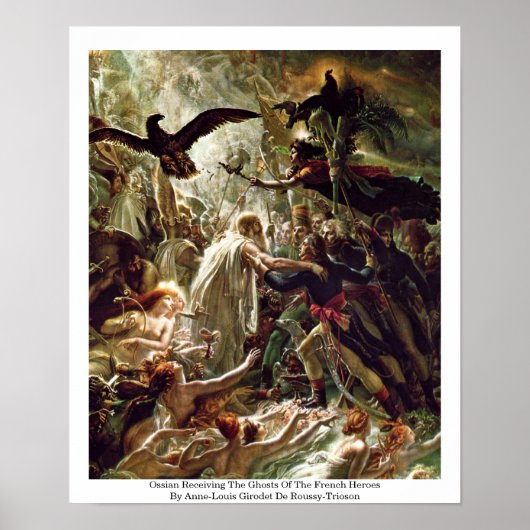Ossian, der die Geister der französischen Helden e Poster (Vorne)
