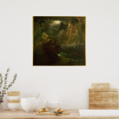 Ossian, der die Geister des Flusses beschwört Poster (Küche)
