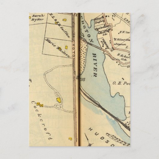 Ossining, New York 2 Postkarte (Vorderseite)