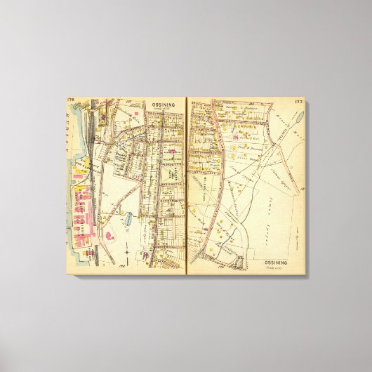 Ossining, New York Leinwanddruck (Vorderseite)
