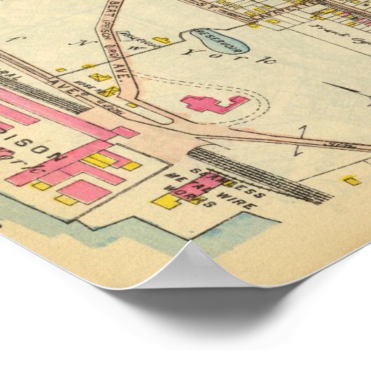 Ossining, New York Poster (Ecke)