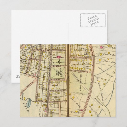 Ossining, New York Postkarte (Vorne/Hinten)