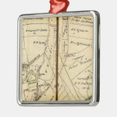 Ossining, New York Silbernes Ornament (Links)