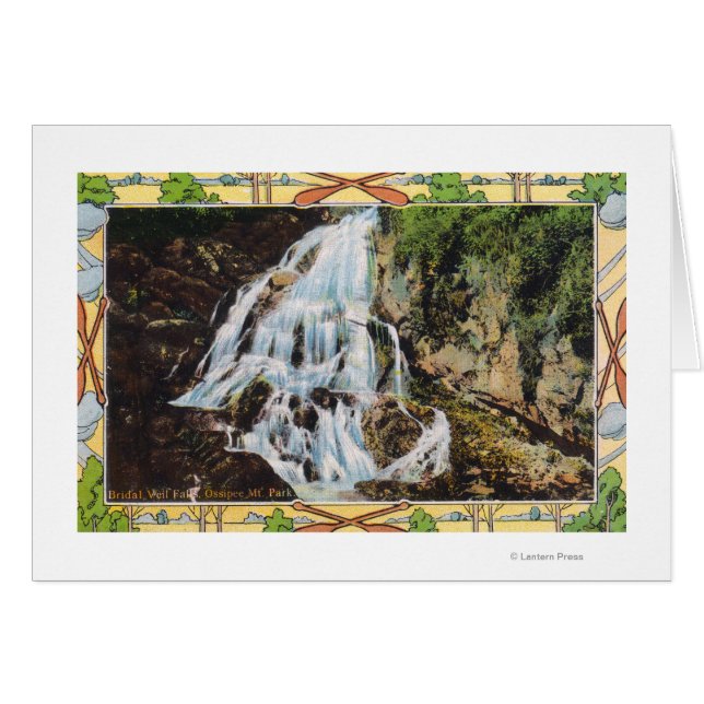 Ossipee Bergpark Aussicht auf Bridal Veil (Vorderseite (Horizontal))
