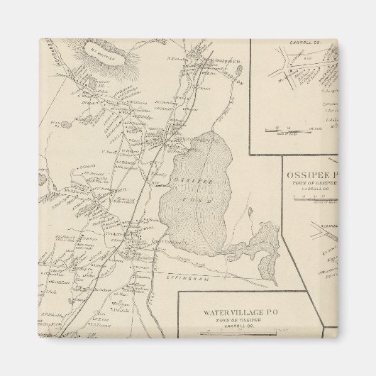 Ossipee, Carroll Co Magnet (Vorne)