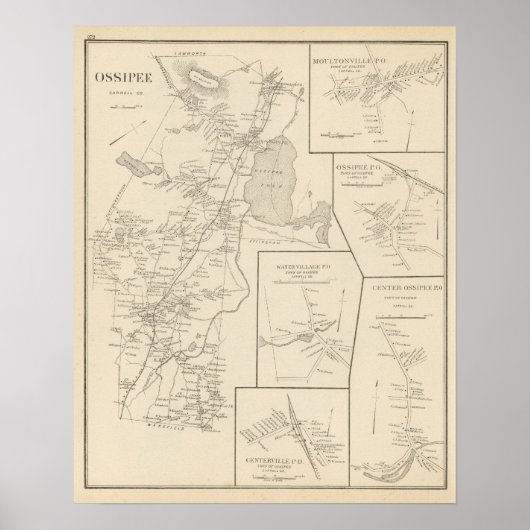 Ossipee, Carroll Co Poster (Vorne)