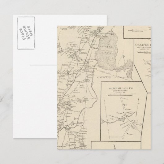 Ossipee, Carroll Co Postkarte (Vorne/Hinten)