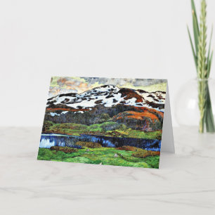 Osslund - Ein Sommer-Abend von Kallsjon Karte