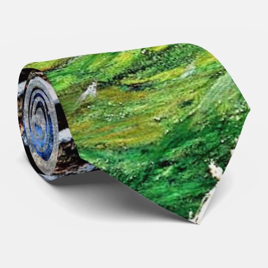 Osslund - Ein Sommer-Abend von Kallsjon Krawatte (Gerollt)