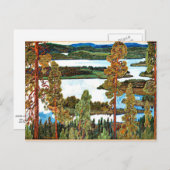 Osslund - Summer Landscape from Norrland Postkarte (Vorne/Hinten)