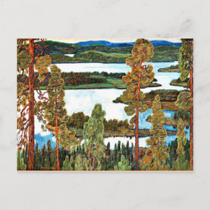 Osslund - Summer Landscape from Norrland Postkarte