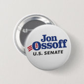 Ossoff 2026 Demokrat Button (Vorne & Hinten)