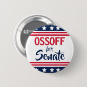 Ossoff für den Senatswahlkampf Button (Vorne & Hinten)