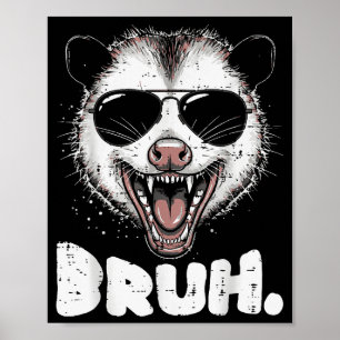 Ossum Gesicht Bruh Lustiges Ssum Meme Humor Männer Poster